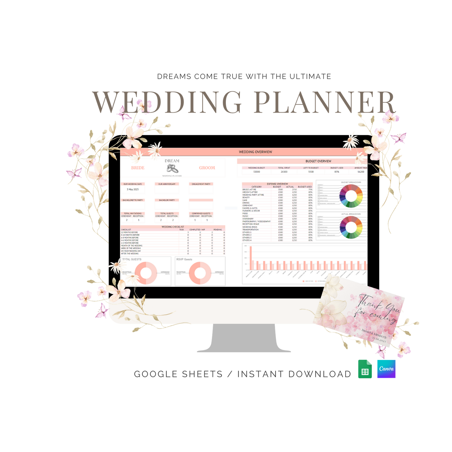 PINK WEDDING PLANNER